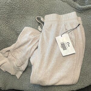 Zyia Active gray ribbed joggers- M- NWT